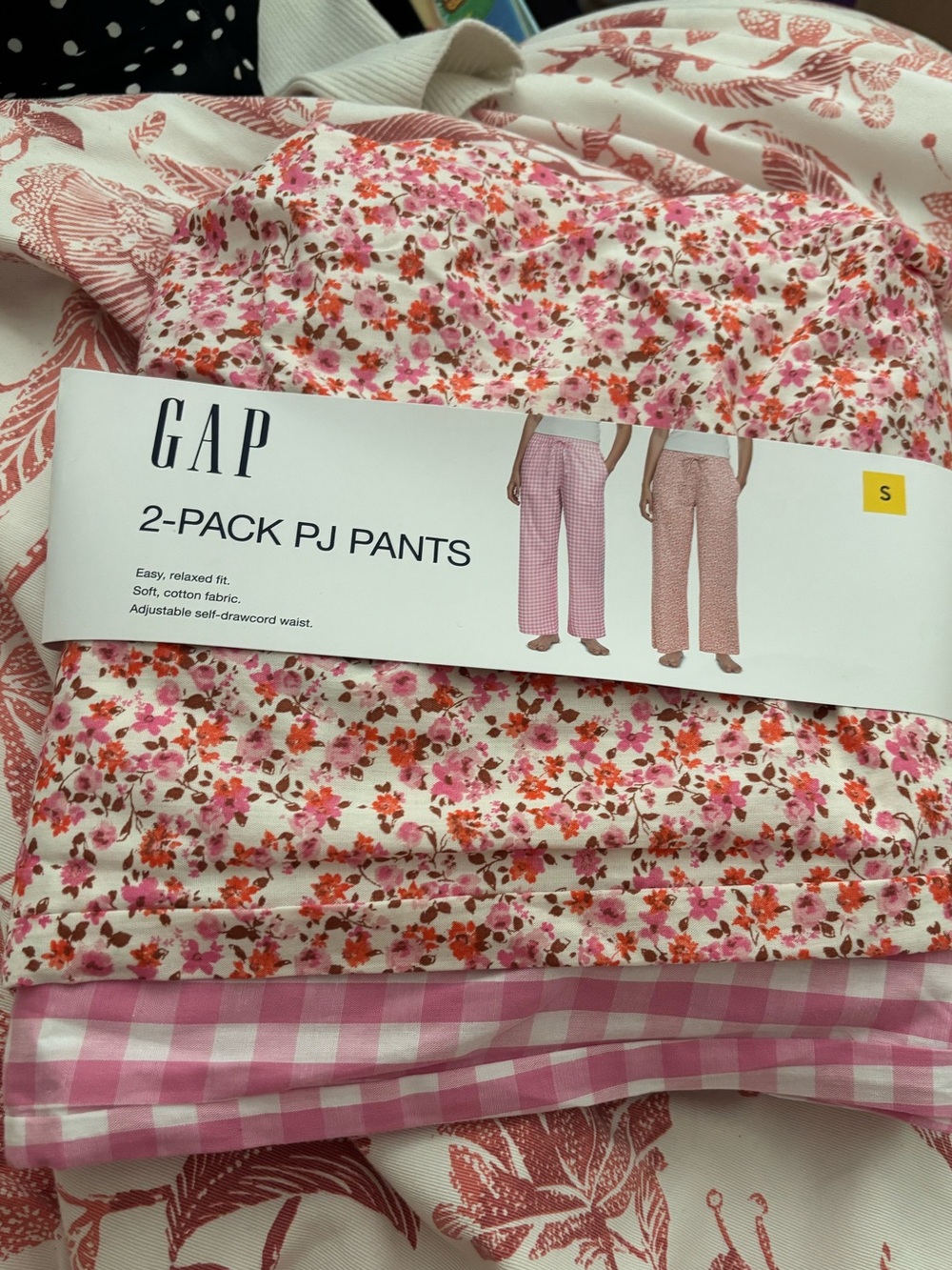 GAP Pink Floral & Gingham 2-Pack Pajama Pants